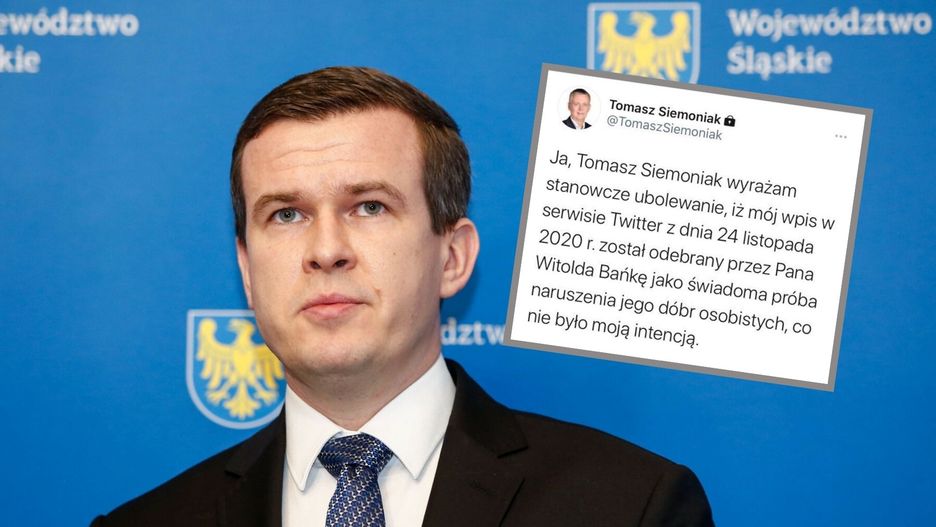 Witold Bańka nie jest zadowolony z "przeprosin" Tomasza Siemoniaka