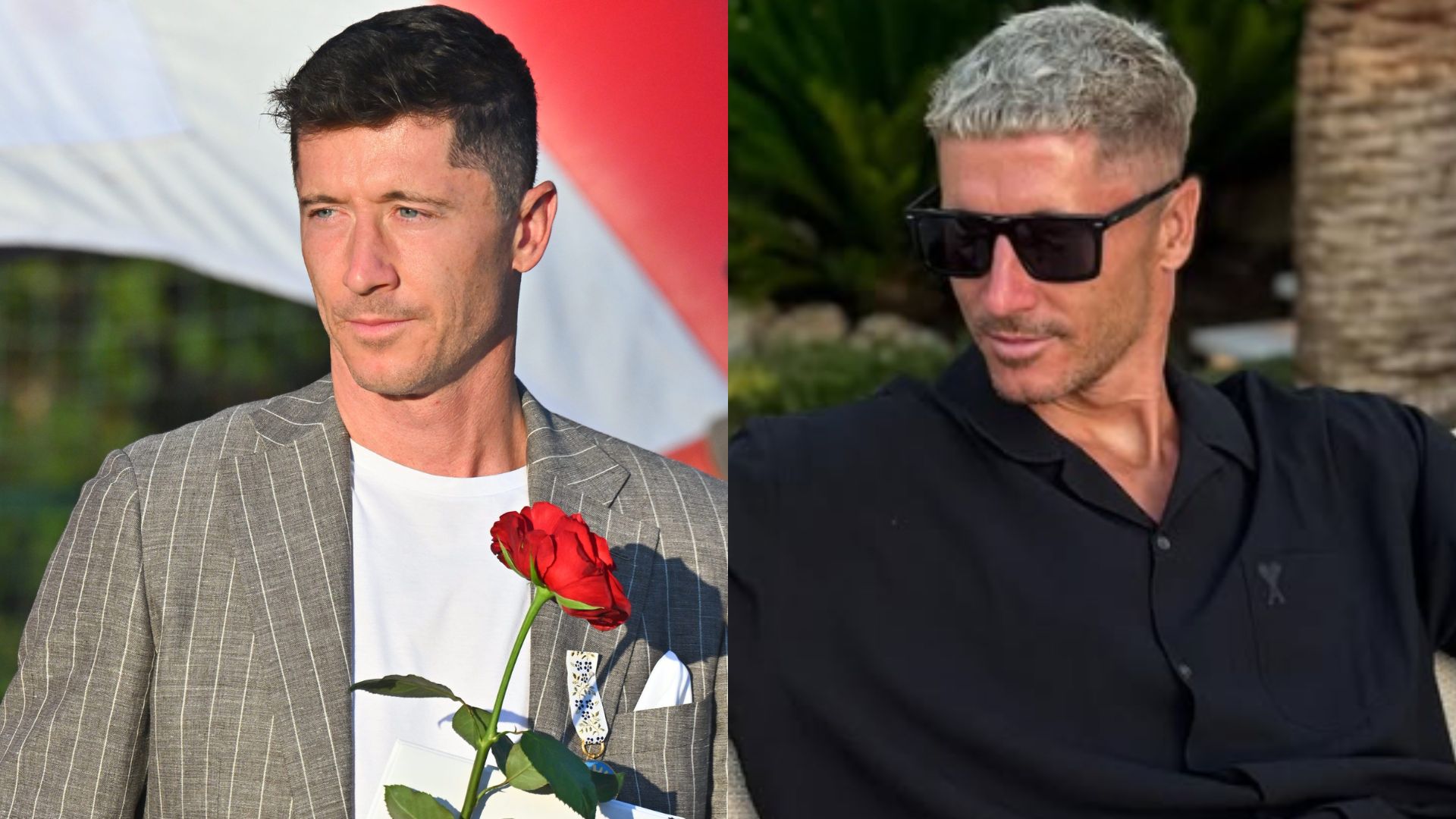 Robert Lewandowski przed i po