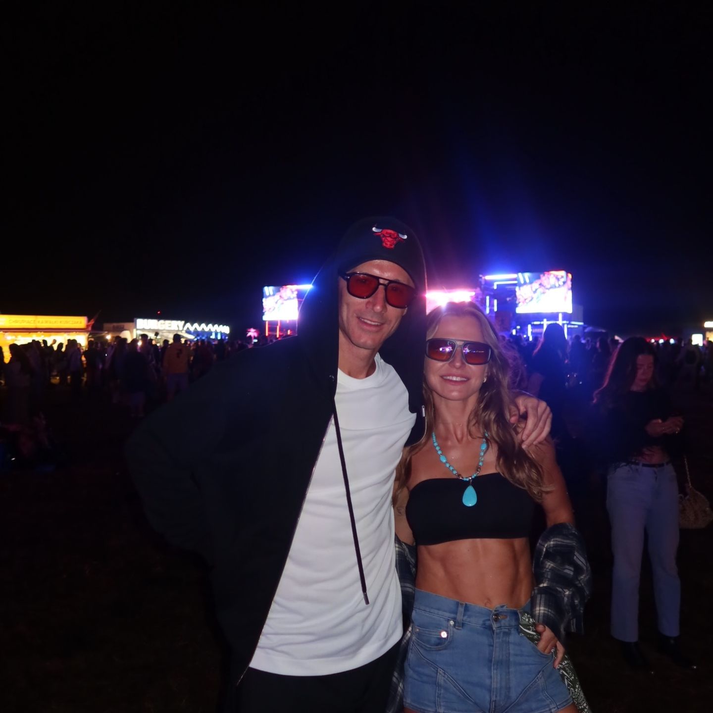 Anna i Robert Lewandowscy na Open'erze