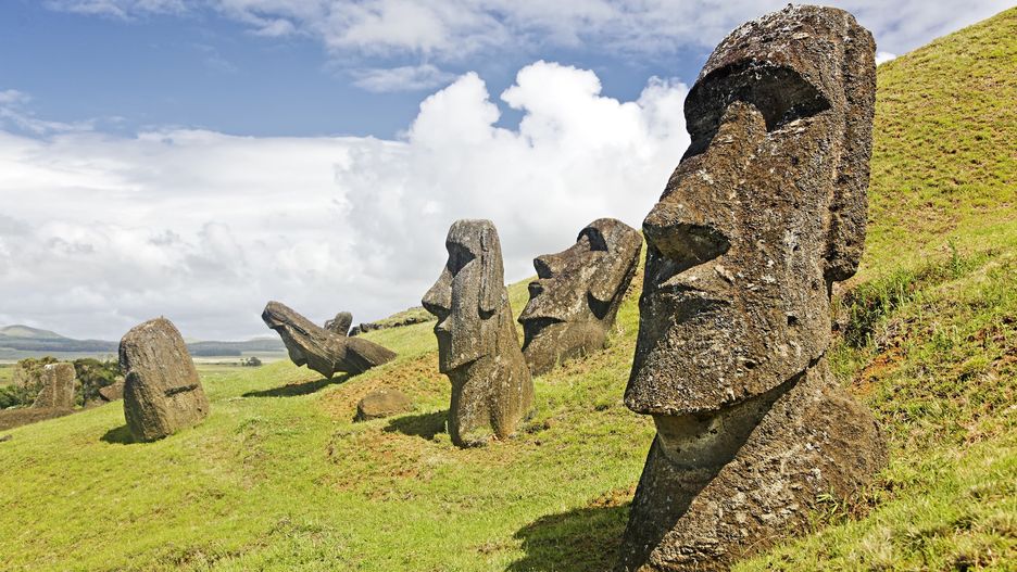 Moai na Wyspie Wielkanocnej