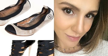Sara Boruc znów wyprzedaje ubrania na Instagramie. Baleriny z czarną od brudu wkładką wyceniła na 699 złotych