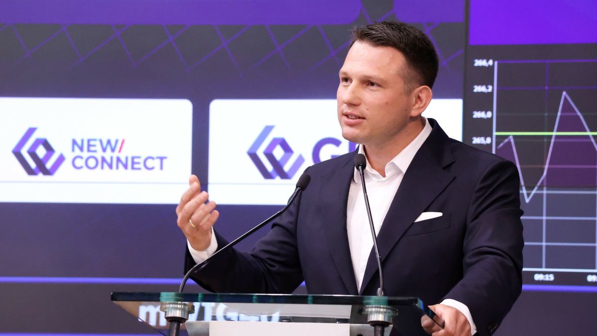 Udany debiut Sławomira Mentzena na giełdzie