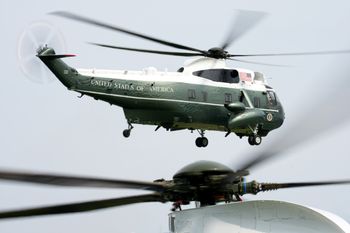 Blisko kolizji nad Waszyngtonem. Załoga Marine One nie nawiązała łączności