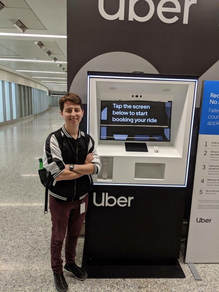 Uberomat na lotnisku w Toronto