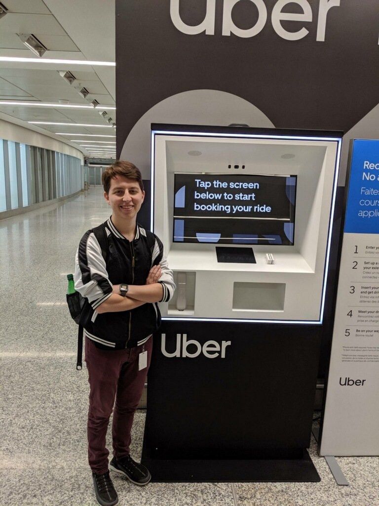 Uberomat na lotnisku w Toronto
