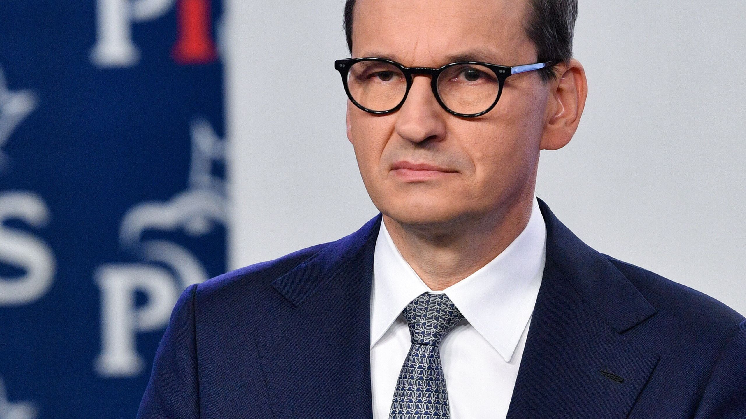 Warszawa, 15.09.2022. Premier Mateusz Morawiecki podczas konferencji prasowej w siedzibie partii PiS przy ulicy Nowogrodzkiej w Warszawie, 15 bm. (sko) PAP/Radek Pietruszka