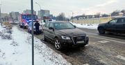 Tarnobrzeg: Groźny wypadek. Zderzenie dwóch aut koło stacji paliw