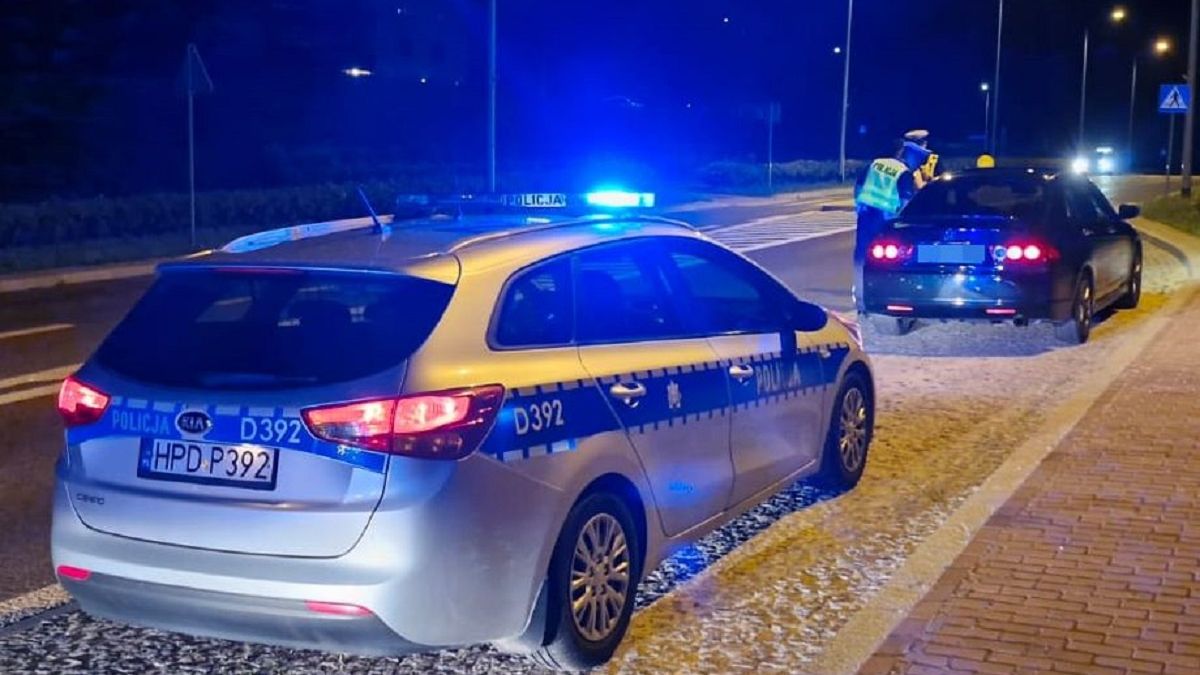 Zatrzymanie policji z Puław