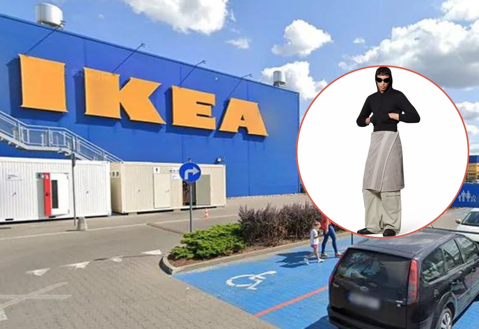 Balenciaga sprzedaje spódnicę z ręcznika za ponad 3 tys. zł. IKEA odpowiada