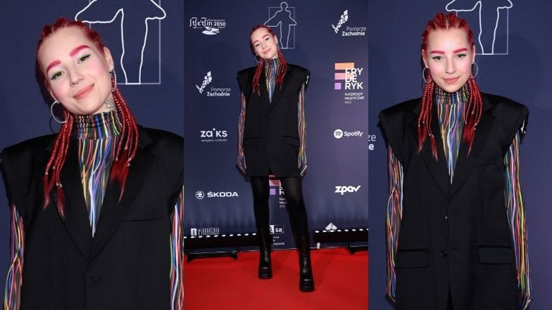 Fryderyki 2022. Gwiazdy pozują na czerwonym dywanie