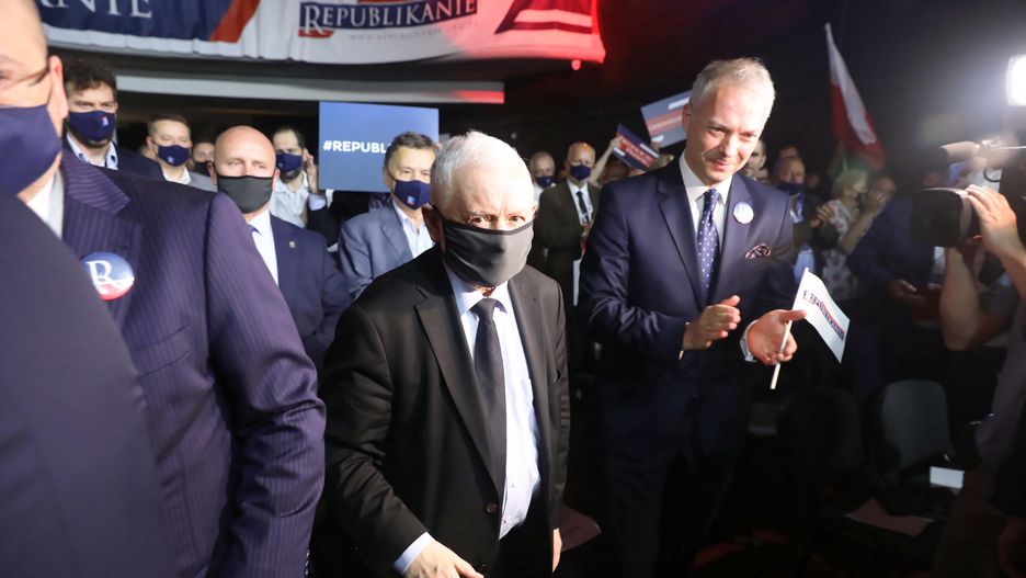 Adam Bielan ogłosił powstanie Partii Republikańskiej. Wsparł go Jarosław Kaczyński