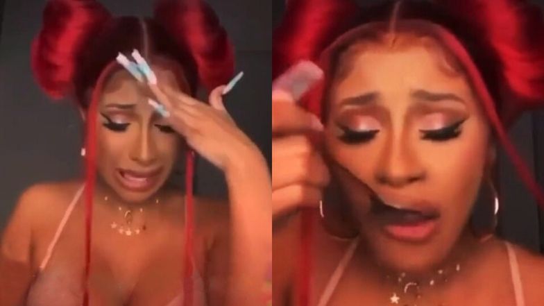Cardi B rozpacza nad miską płatków