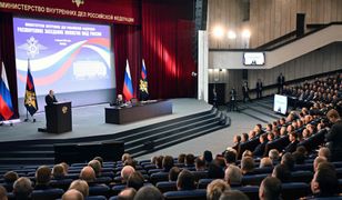 Putin przemówił przed zarządem MSW. Posypały się groźby