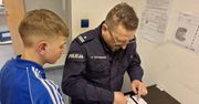Warszawa: 14-latek spełnił marzenie dzięki policjantom. Wyjątkowy gest
