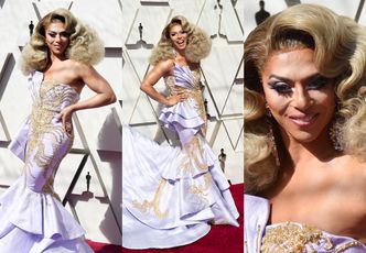 Wystrojona Shangela z "Rupaul's Drag Race" bryluje na Oscarach