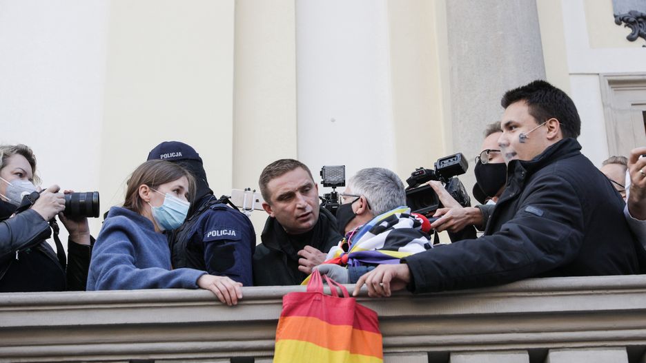 Przedstawiciele "Straży Narodowej" poparli inicjatywę Kai Godek ws. marszu równości