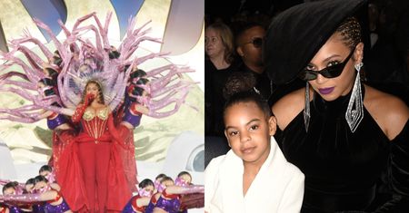 Beyonce wystąpiła na scenie w Dubaju z 11-letnią córką! Blue Ivy nieźle wydoroślała. Pójdzie w ślady mamy? (FOTO)