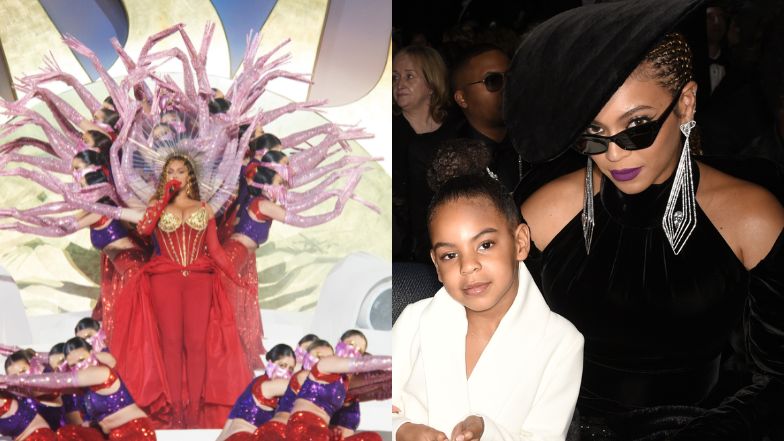 Beyonce wystąpiła na scenie w Dubaju z 11-letnią córką! Blue Ivy nieźle wydoroślała. Pójdzie w ślady mamy? (FOTO)