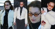 #TRENDY: Bella Hadid w białej puchówce