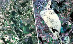 Kolos, który powstrzymał falę. Ogrom widać na zdjęciach