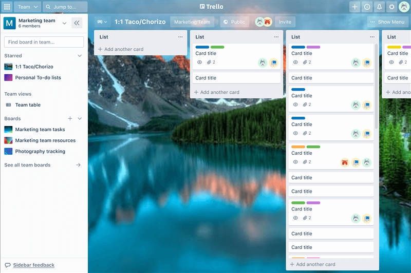 Trello UI