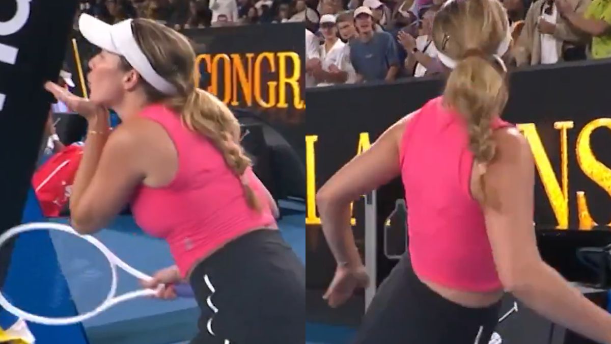 Danielle Collins wykonała prowokujący gest w stronę kibiców