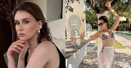 Odziana w bikini Anna-Maria Sieklucka pręży się na Ibizie. Fani: "Ósmy cud świata"