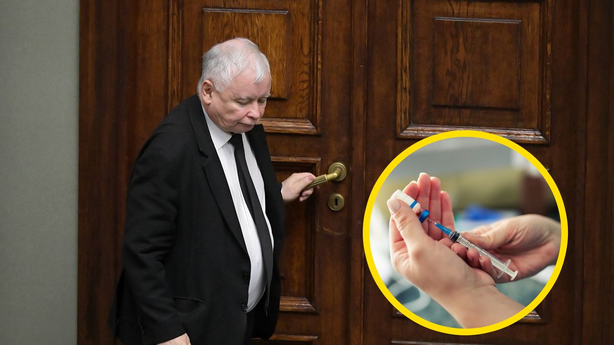 Jarosław Kaczyński przyjął pierwszą dawkę szczepionki