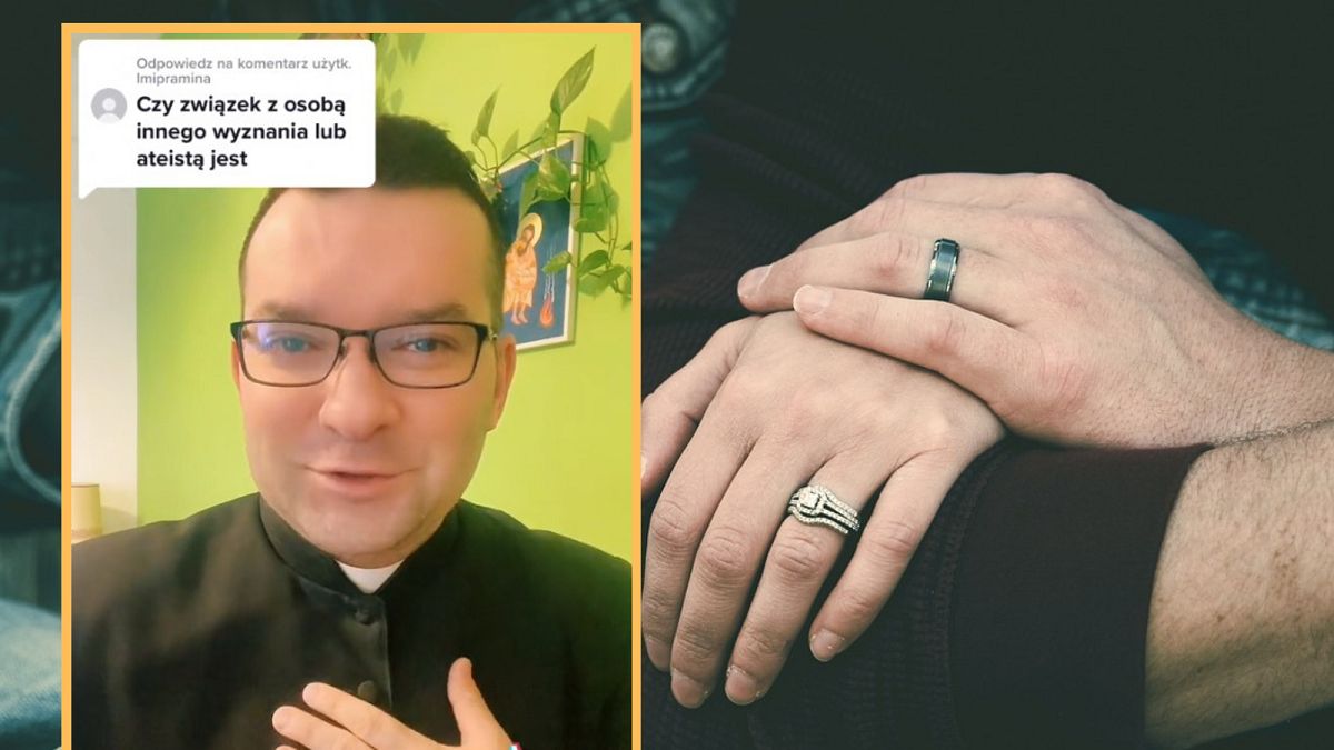 Związek z innowiercą lub ateistą. Ksiądz nie ma złudzeń. 
