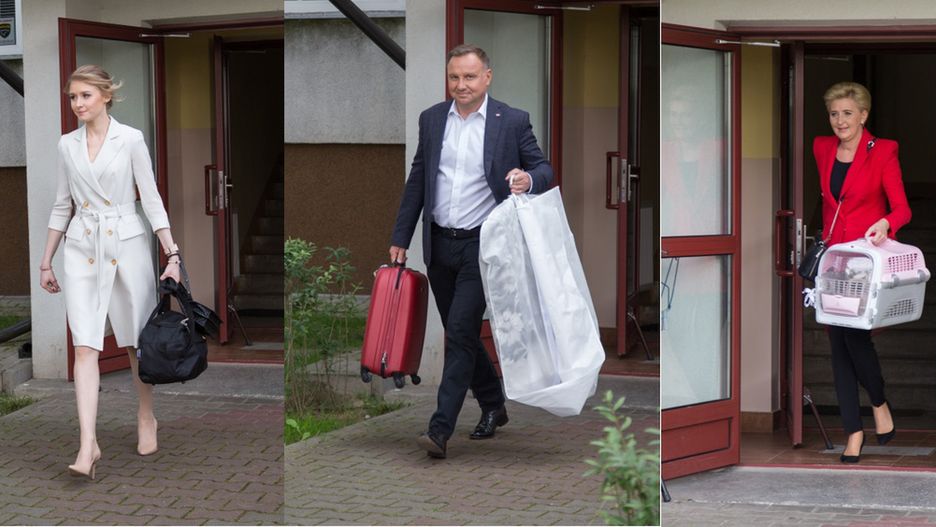 Andrzej Duda z rodziną z wizytą u rodziców prezydenta