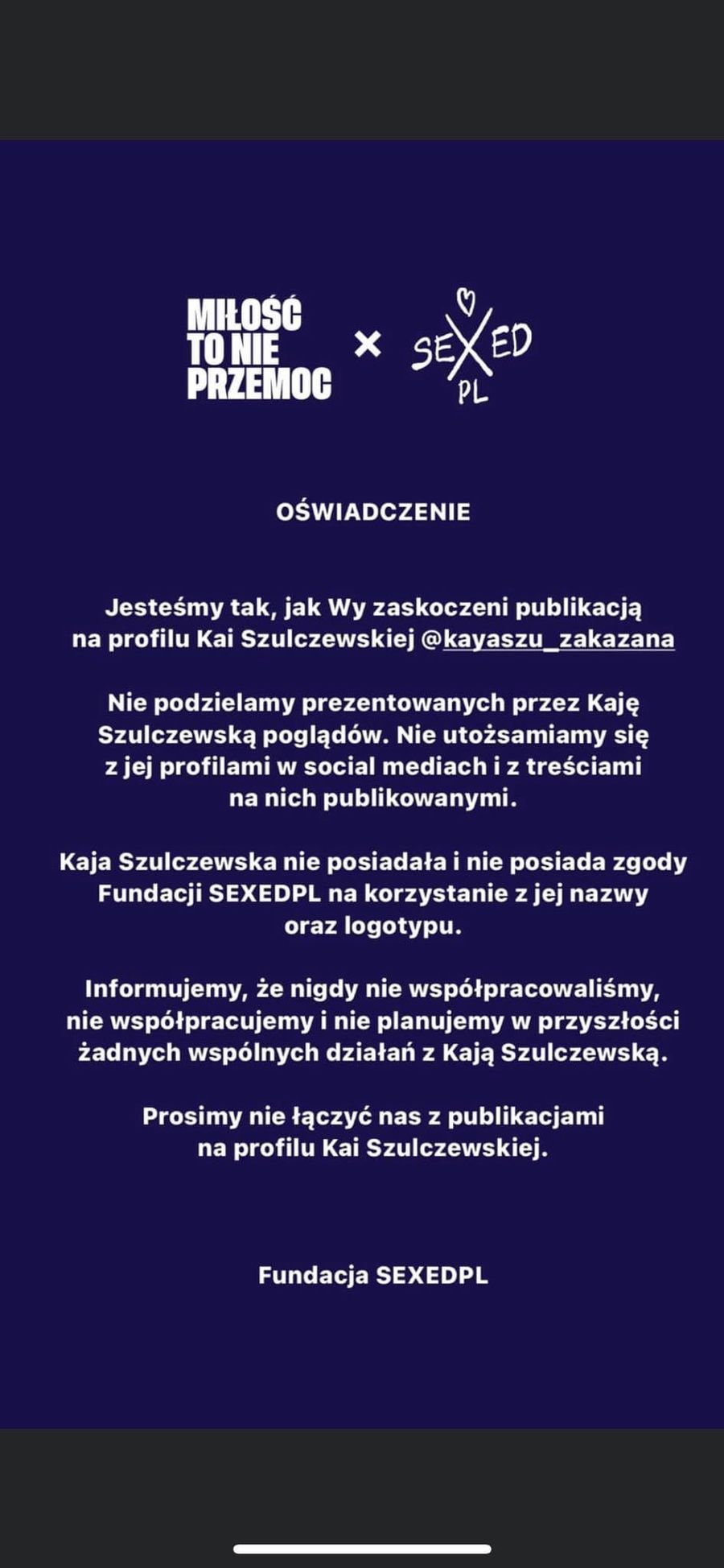 Trwa konflikt między Kayaszu i Sexed.Pl