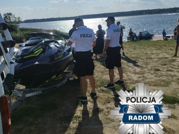 Przytyk: 15-latek bez uprawnień spowodował kolizję na skuterze wodnym na Zalewie Domaniowskim