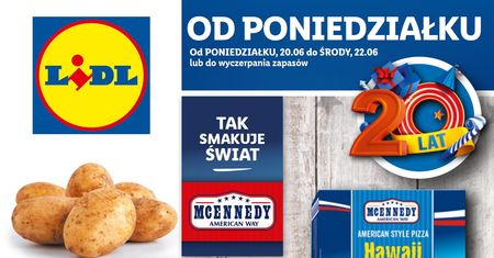 Lidl nowa gazetka 20.06-22.06. Promocje w Lidlu od poniedziałku 20 czerwca