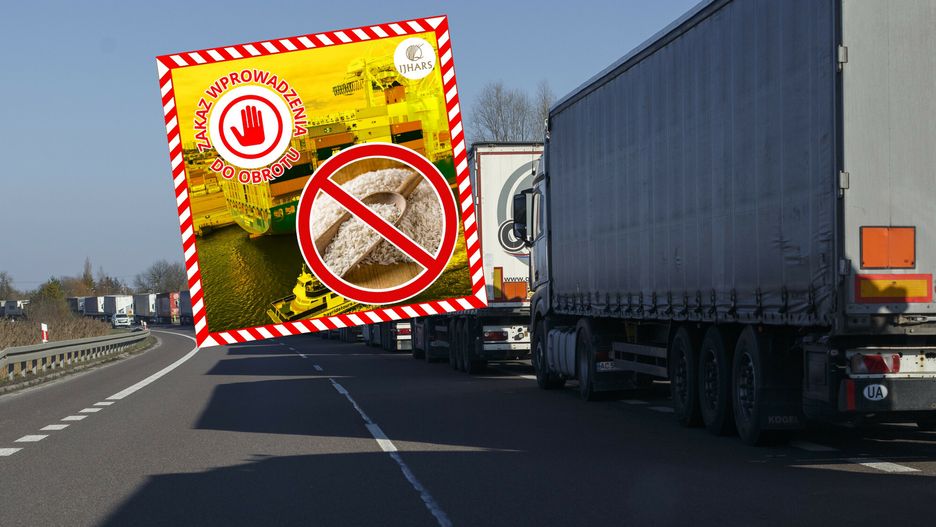 Służby zatrzymały na granicy 24,5 tony ryżu z Indii