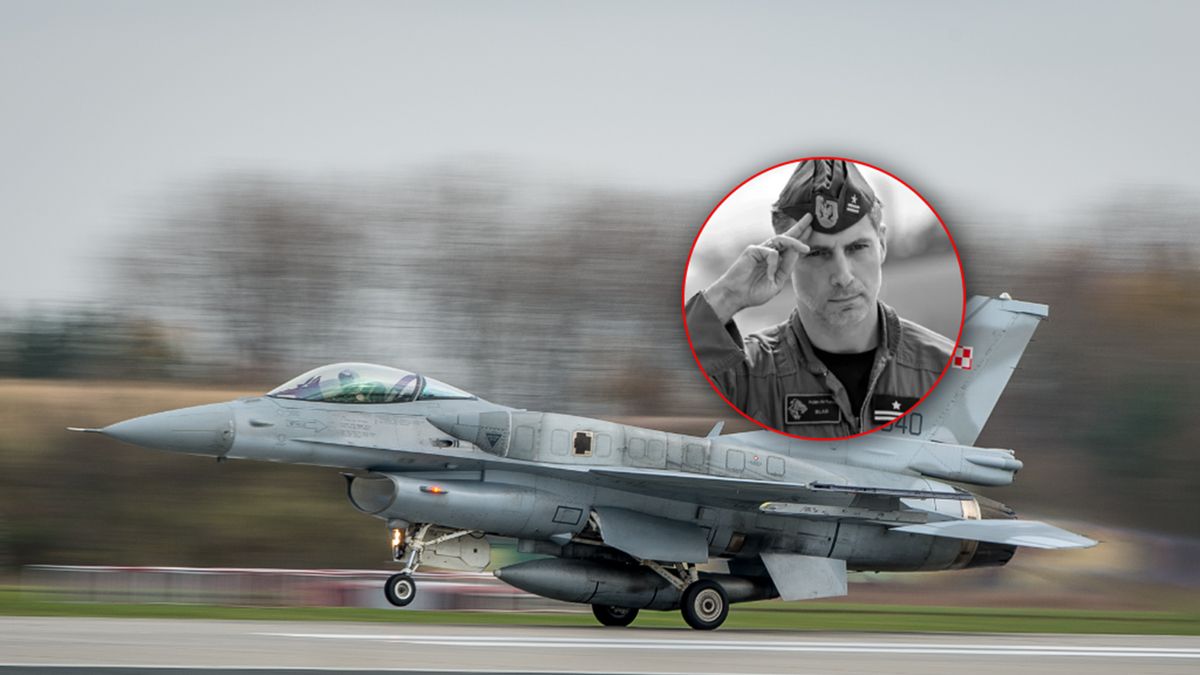 Maciej Krakowian zginął pilotując F-16.