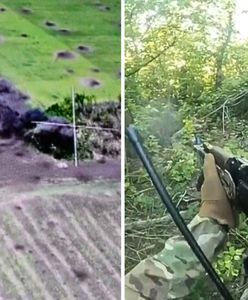 Szturm na pozycje Rosjan. Moment walki w okopach