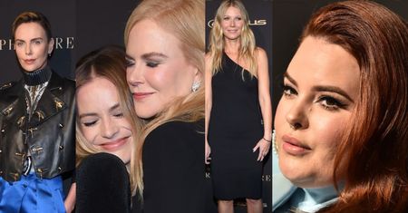Posągowa Nicole Kidman, męska Charlize Theron i pewna siebie Tess Holliday na gali ELLE Women (ZDJĘCIA)