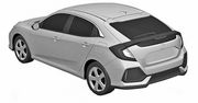 Honda Civic X w wersji produkcyjnej na ilustracjach patentowych?
