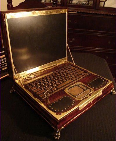 Steampunk laptop – komputer z duszą