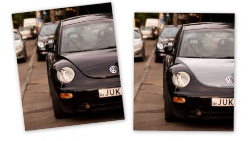 Photoshop: jak pochromować swój (czarny) samochód? 1