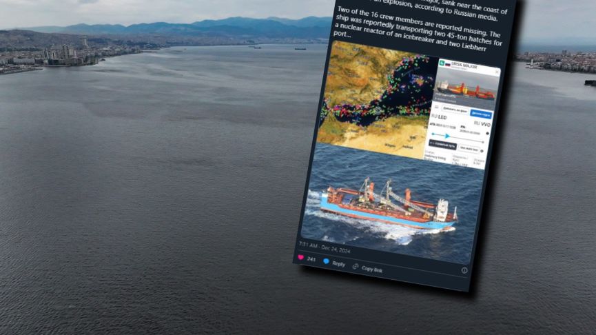 Rosyjski statek zatonął na Morzu Śródziemnym