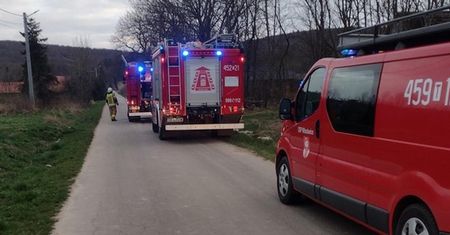 Pożar w budynku gospodarczym w miejscowości Kraszków