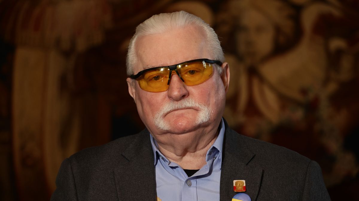 Former Polish President and Nobel peace prize winner Lech Walesa during the conference in the 45th anniversary of the establishment of the Centre for Civic Legislative Initiatives of the Solidarnosc in Krakow, Poland on January 16, 2025. (Photo by Jakub Porzycki/NurPhoto via Getty Images)