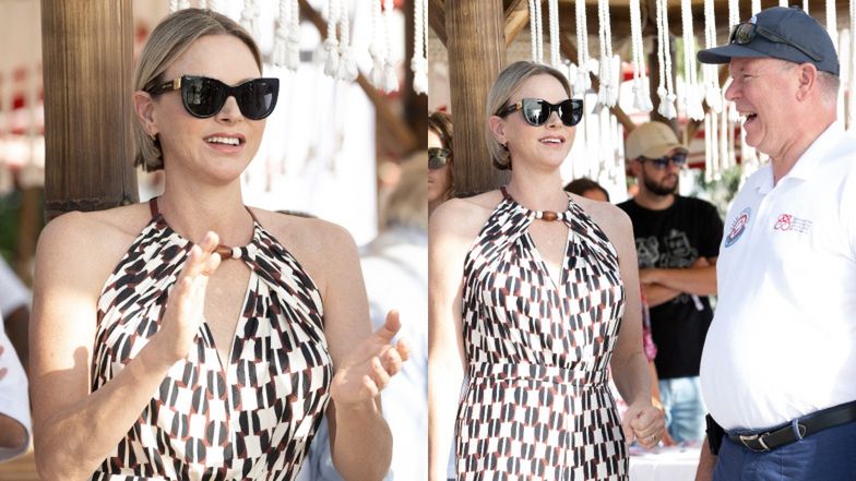 Księżna Charlene z mężem uczestniczyli w sportowej imprezie