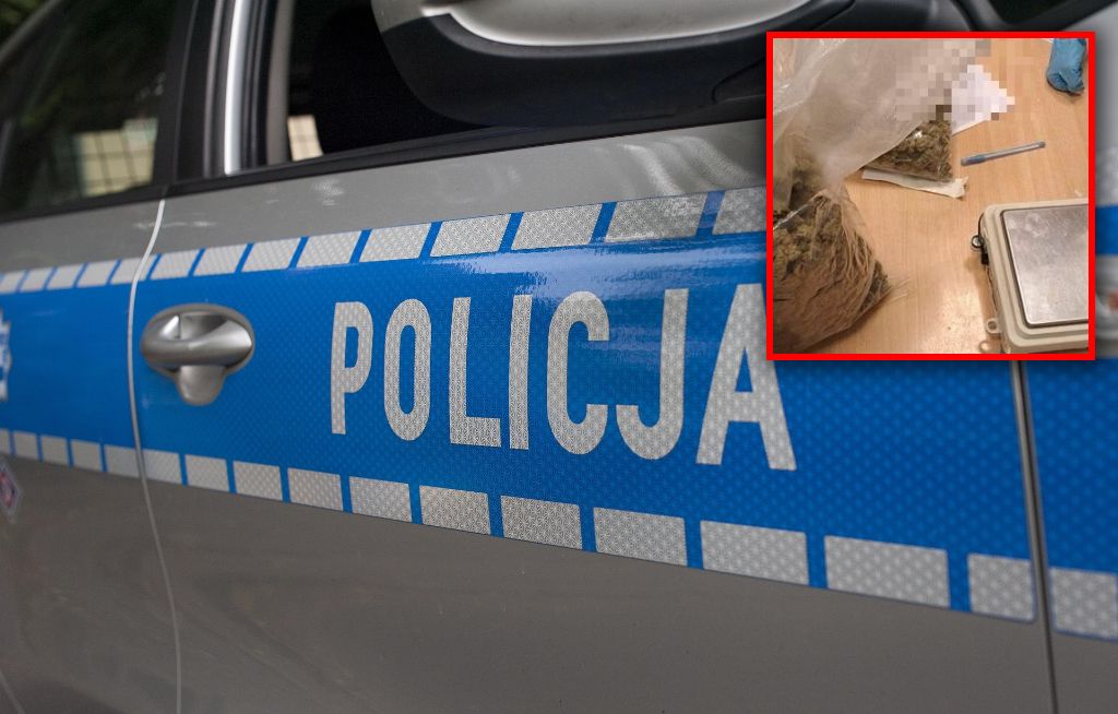 Policja zatrzymała 26-latka. Miał kilogram narkotyków