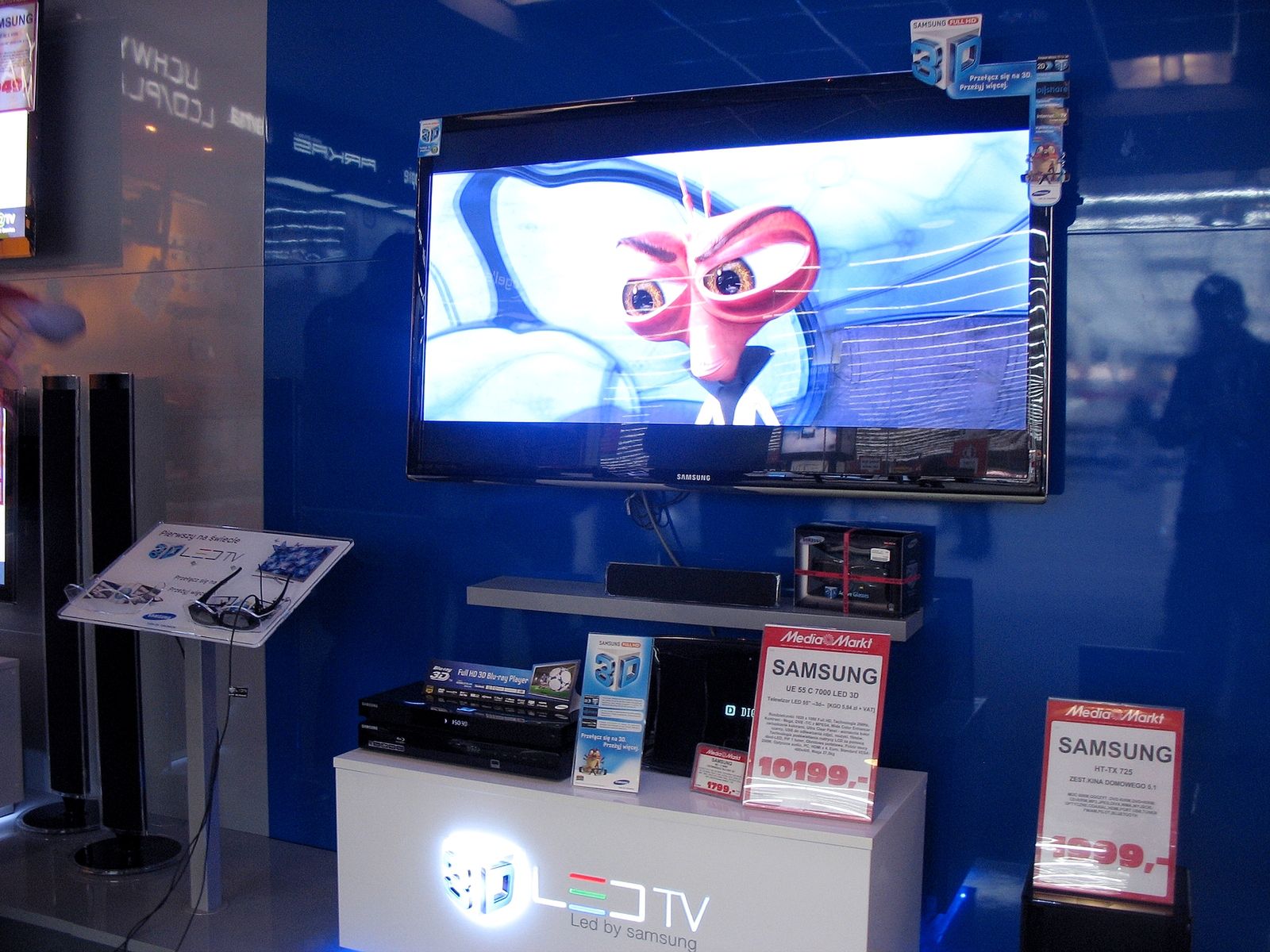 Czy okulary 3D Panasonica rzeczywiście działają z Samsungami? 2