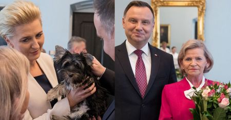 Dudowie podarowali szczeniaka odchodzącej na emeryturę kucharce! Miły gest? (FOTO)