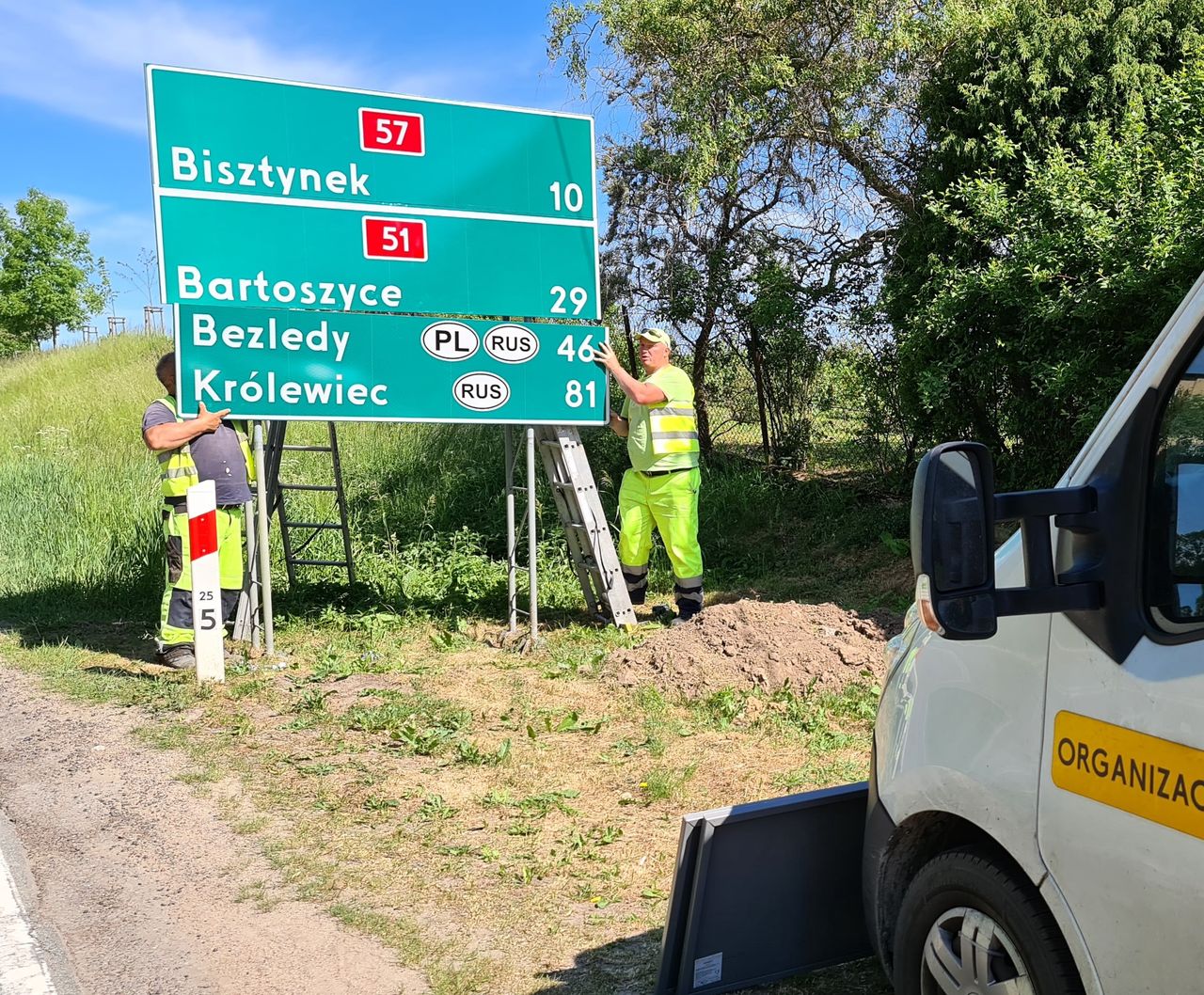 Nowe znaki na polskich drogach. Nie spodobają się Rosjanom