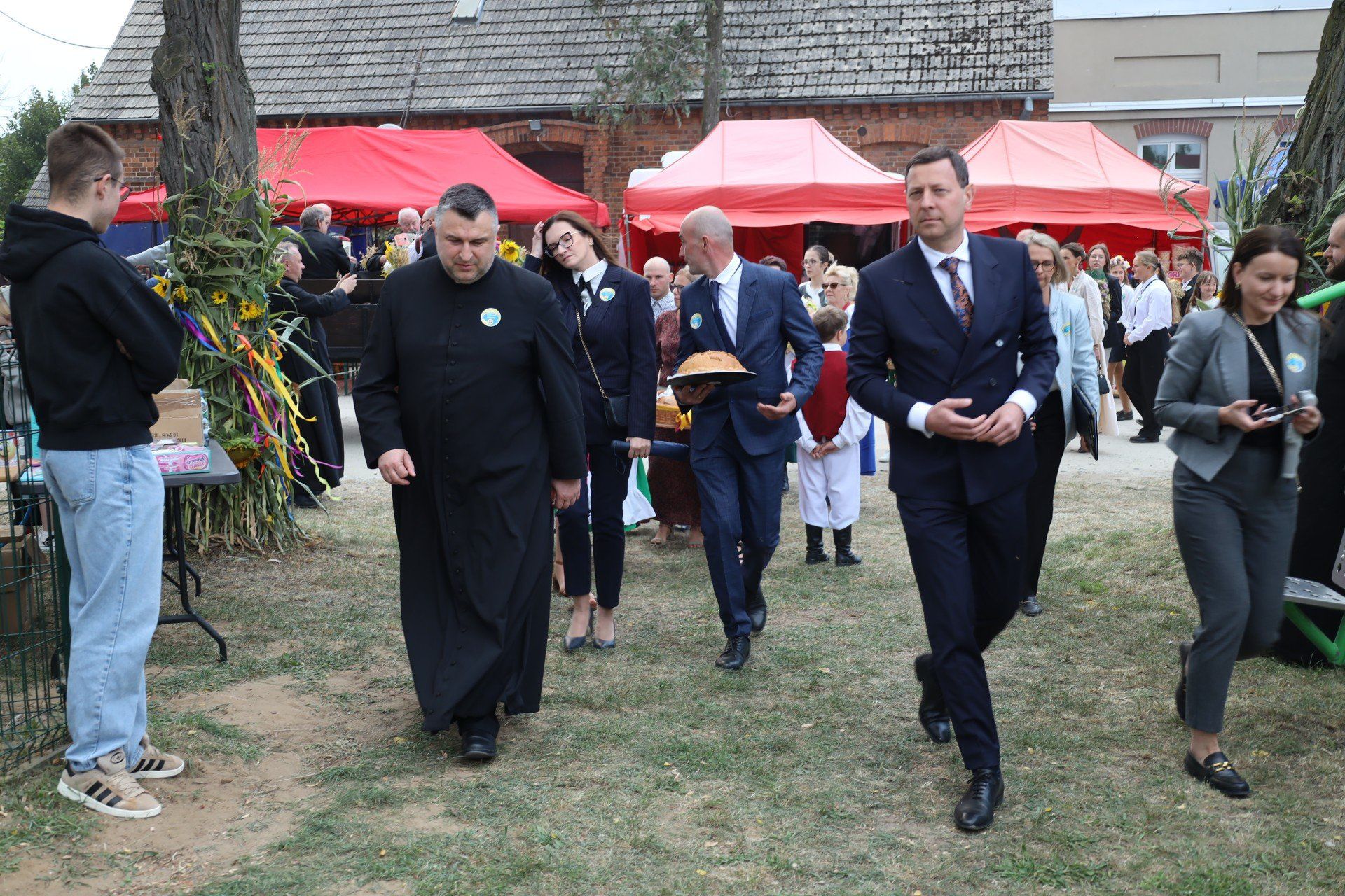Dożynki były doskonałą okazją do podziękowania za wspólnie zebrane plony