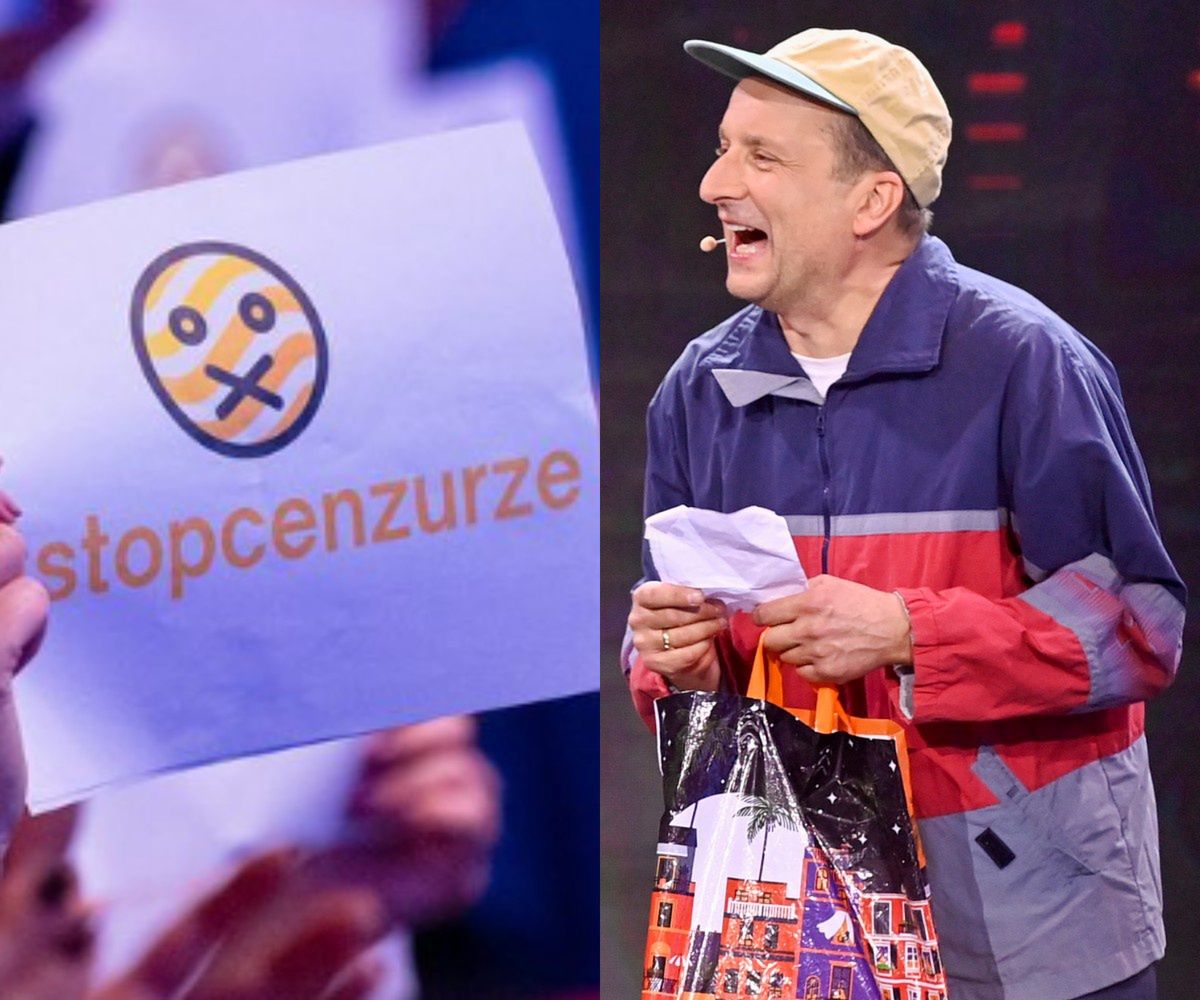 Na nagraniach do 8 odcinka programu pojawiły się kartki ze specjalnym hasłem